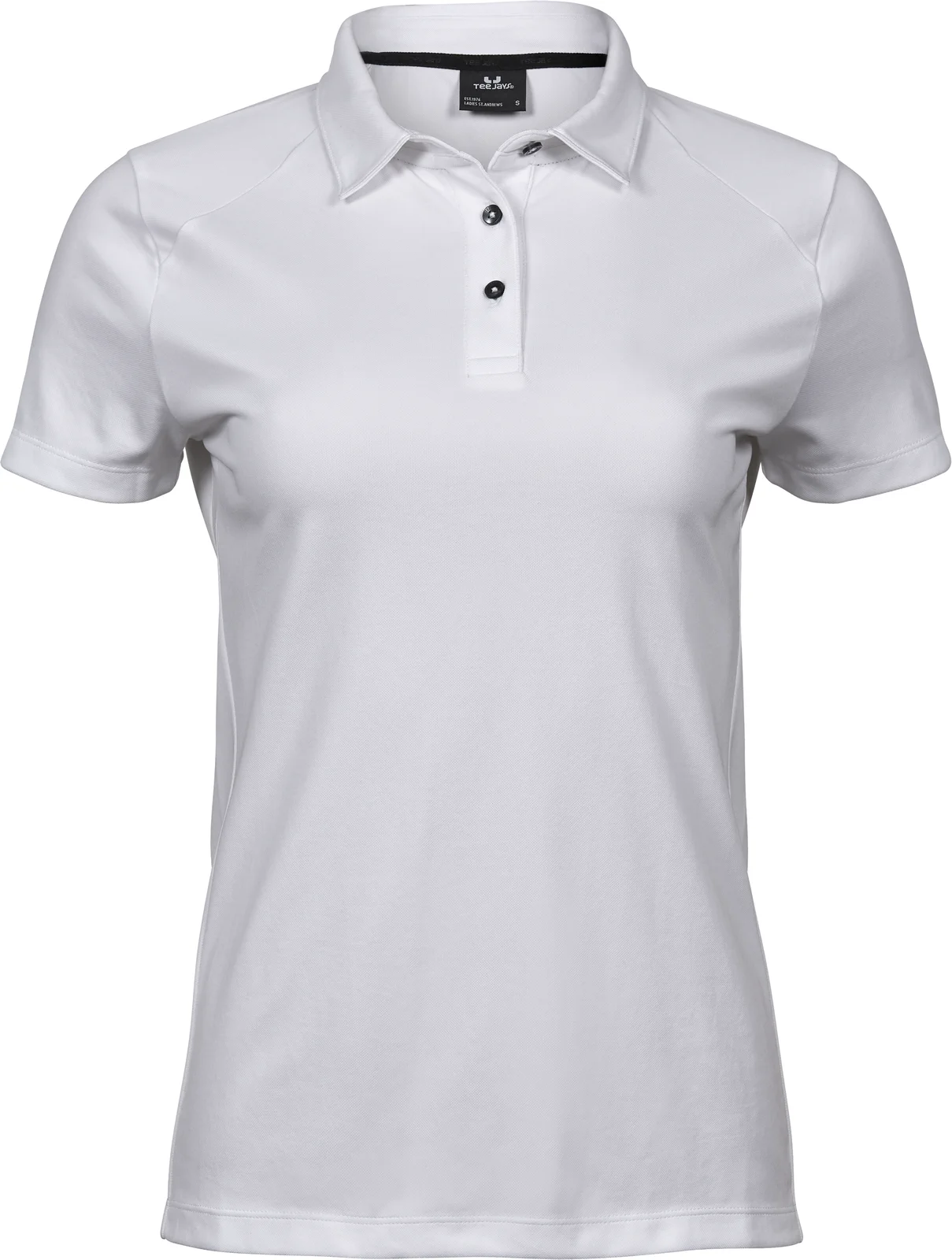 tee-jays-7201-womens-luxury-sport-poloshirt-white-front-1 Tee Jays Women's Luxury Sport Polo