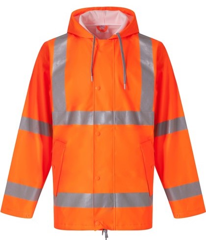 YOKO Hi-Vis Soft Flex Breathable Rain Jacket