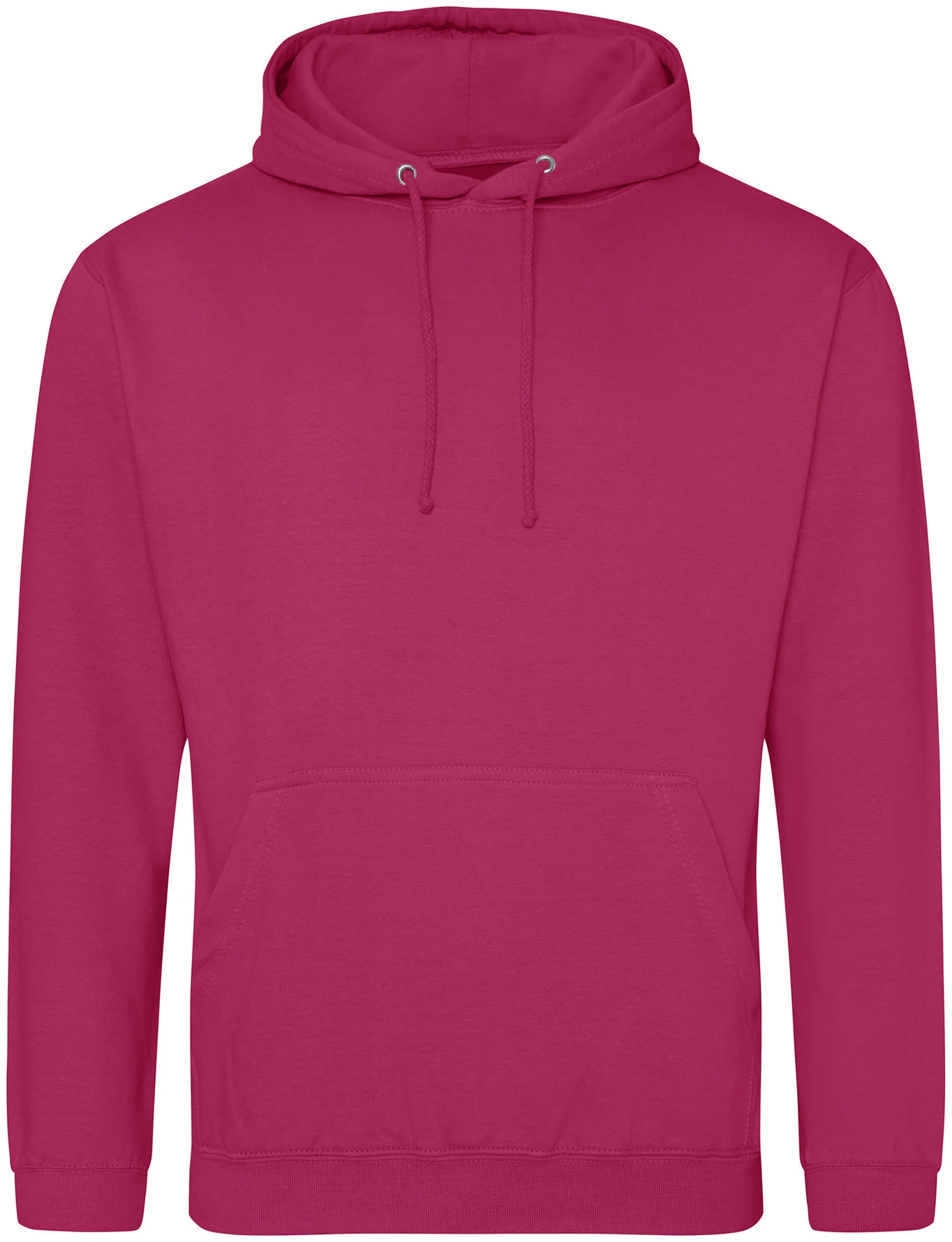 justhoods-jh001-college-hoodie-hotpink-front-1 Just Hoods College Hoodie