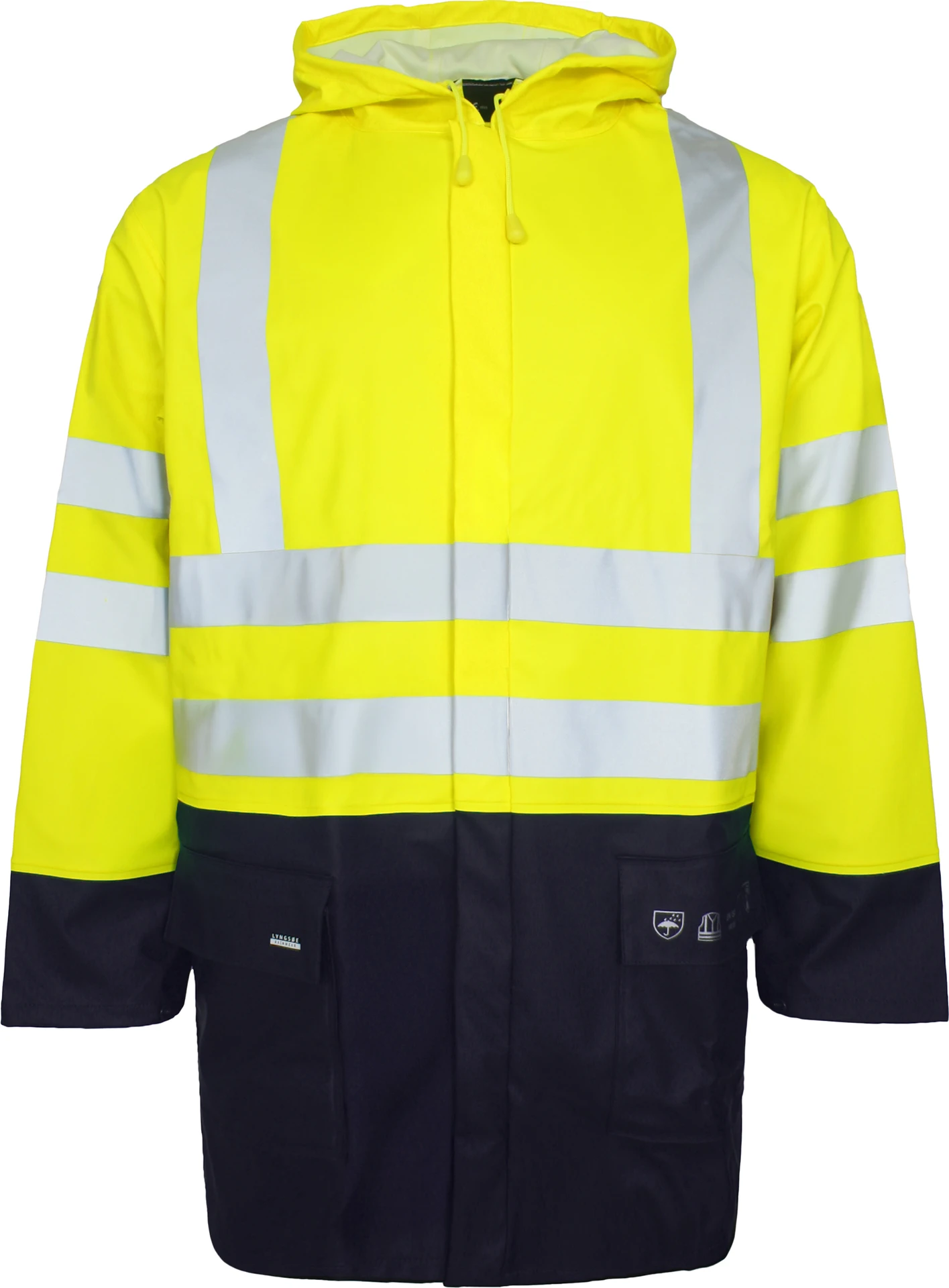 Lyngsøe FR-LR6055 Flammhemmende Hi-Vis Regenjacke