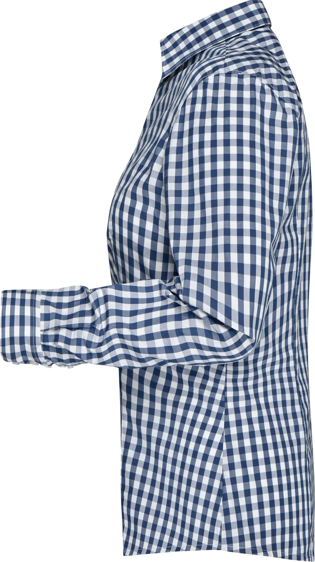 James & Nicholson Ladies Checked Blouse 