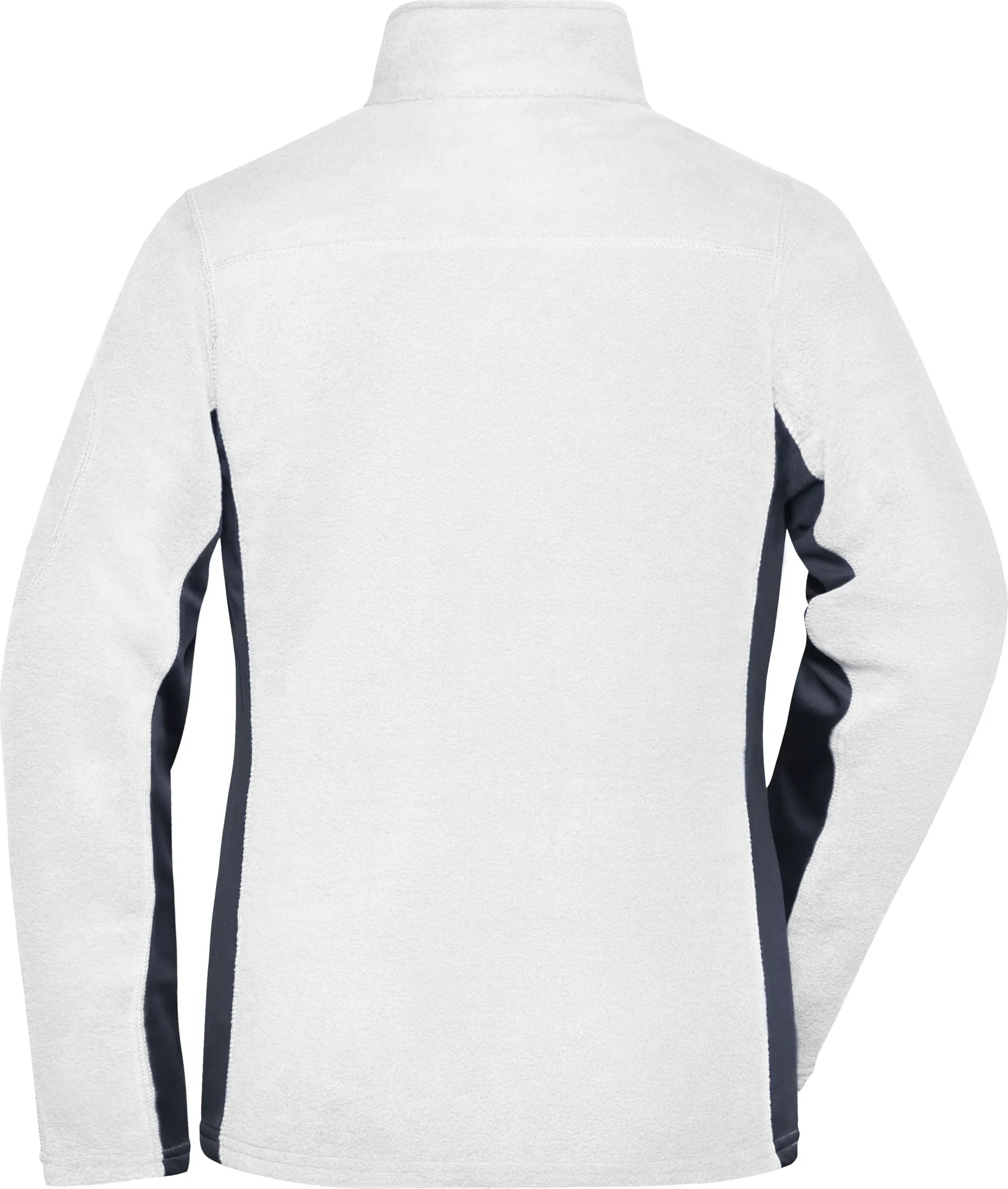 jn841-ladies-workwear-fleece-jacket-white-carbon-back-5 James & Nicholson Ladies Workwear Fleece Jacket -Strong-