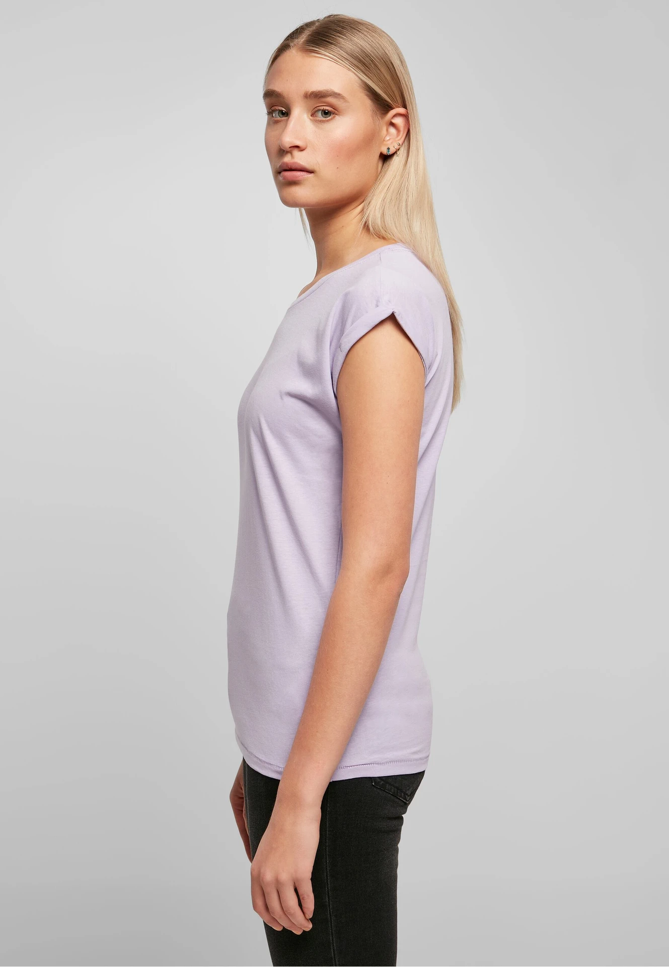 Build Your Brand Ladies Extended Shoulder Tee