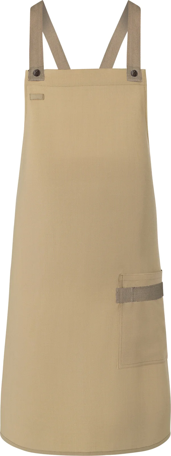 karlowsky-ls38-latzschuerze-urban-look-mit-kreuzbaendern-und-tasche-pebble-front-3 KARLOWSKY Latzschürze Urban-Look mit Kreuzbändern und Tasche