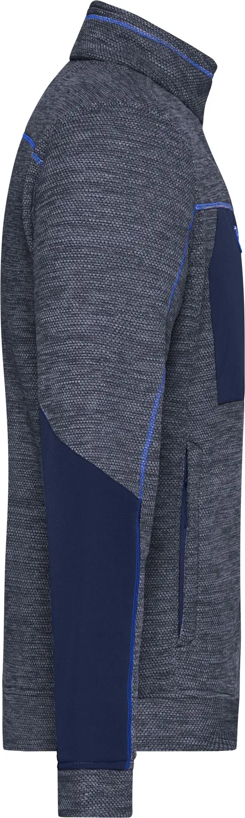 James & Nicholson Men's Structure Fleece Jacket JN1818
