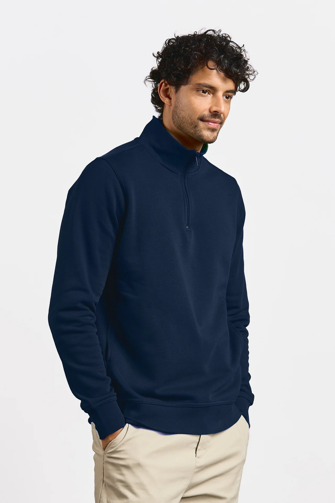 Promodoro Unisex Troyer Side Pocket