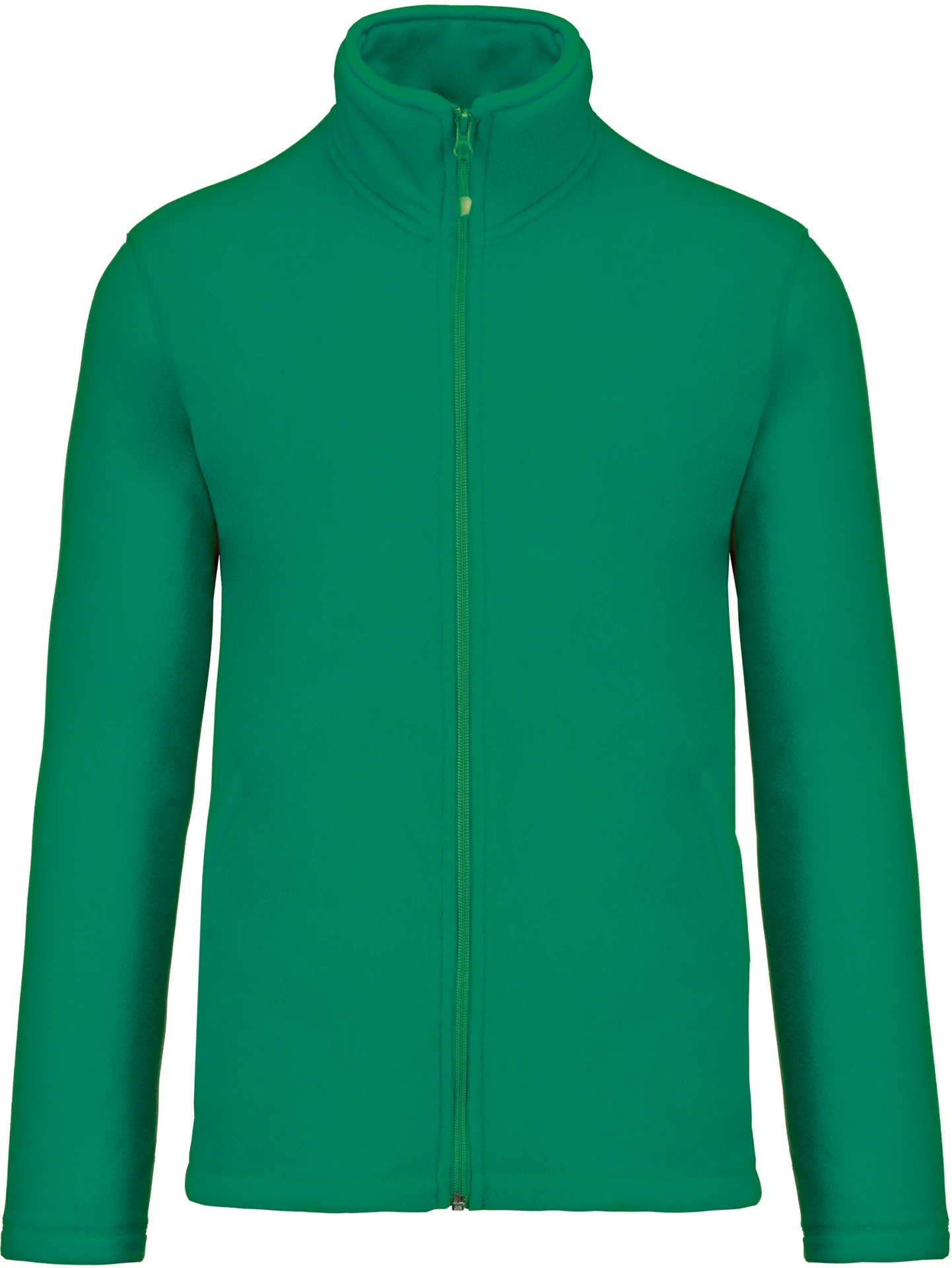 kariban-K911-microfleece-jacke-falco-kellygreen-front-3 Kariban Microfleece Jacke "Falco"