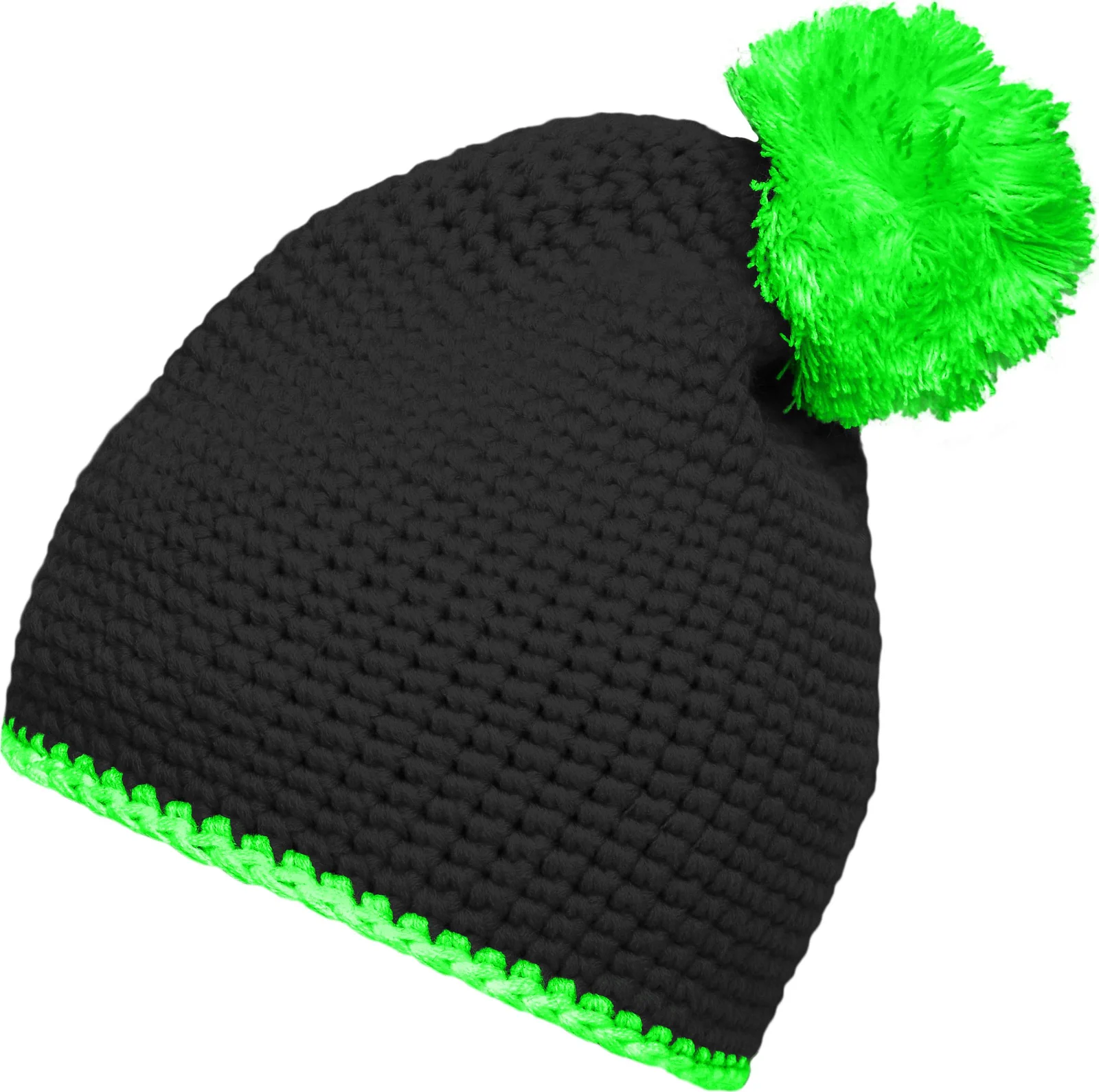 myrtle beach Pompon Hat with Contrast Stripe