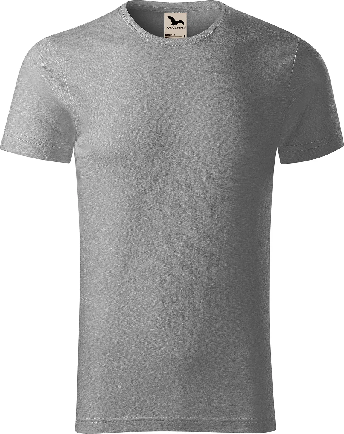 malfini-173-native-gots-t-shirt-herren-altsilber-front-2 MALFINI T-Shirt Native 173