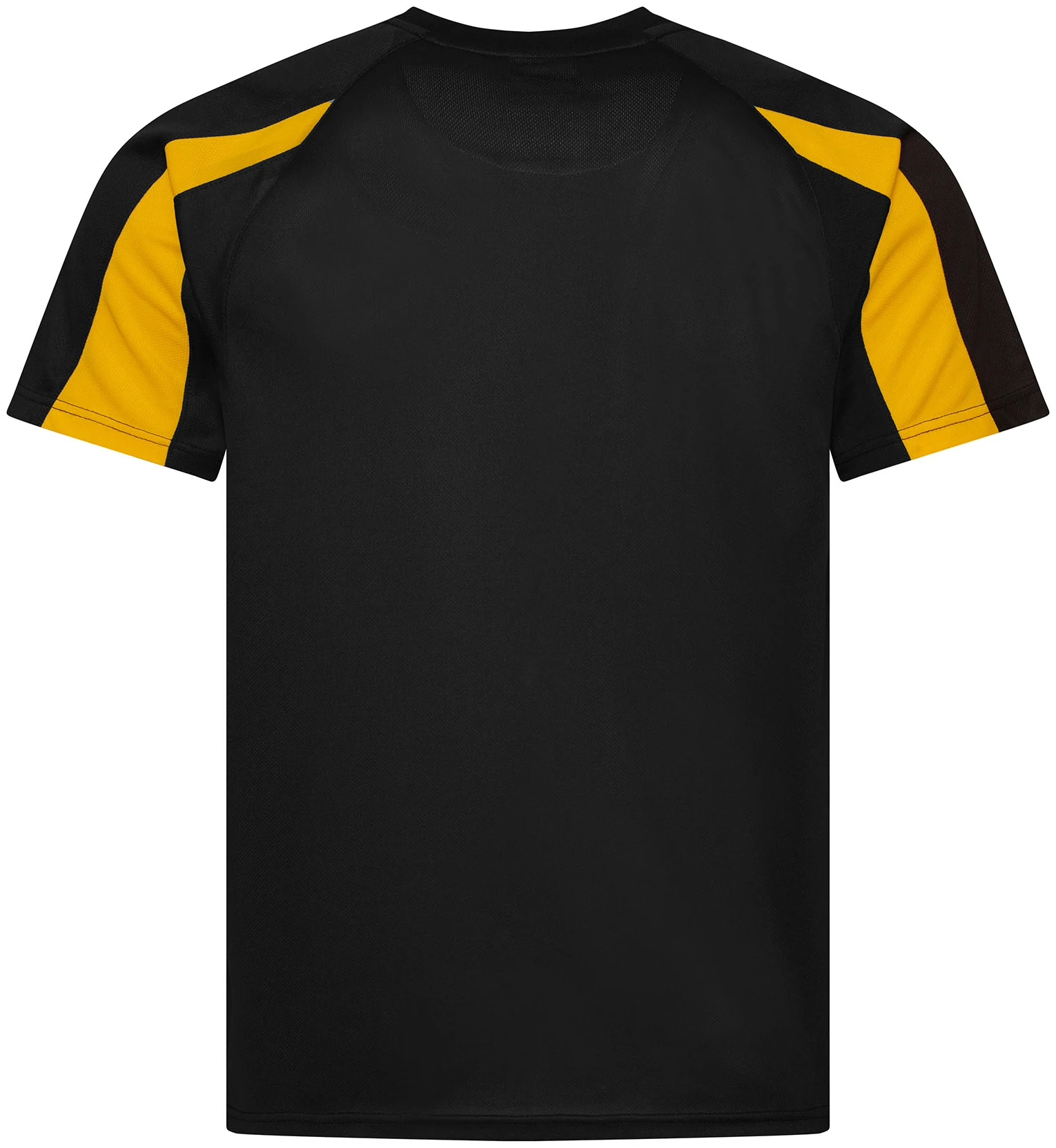 justcool-jc003-contrast-cool-t-shirt-jetblack-gold-back-3 Just Cool Contrast Cool T