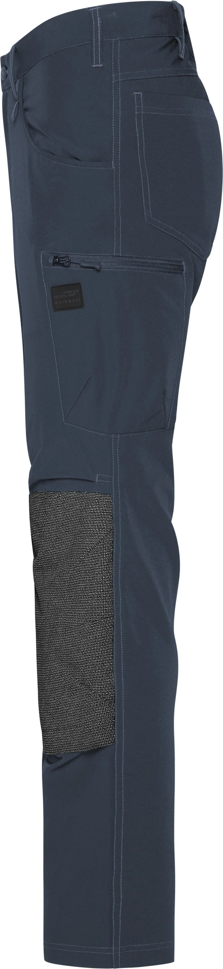 James & Nicholson Workwear Pants 4-Way Stretch Slim Line