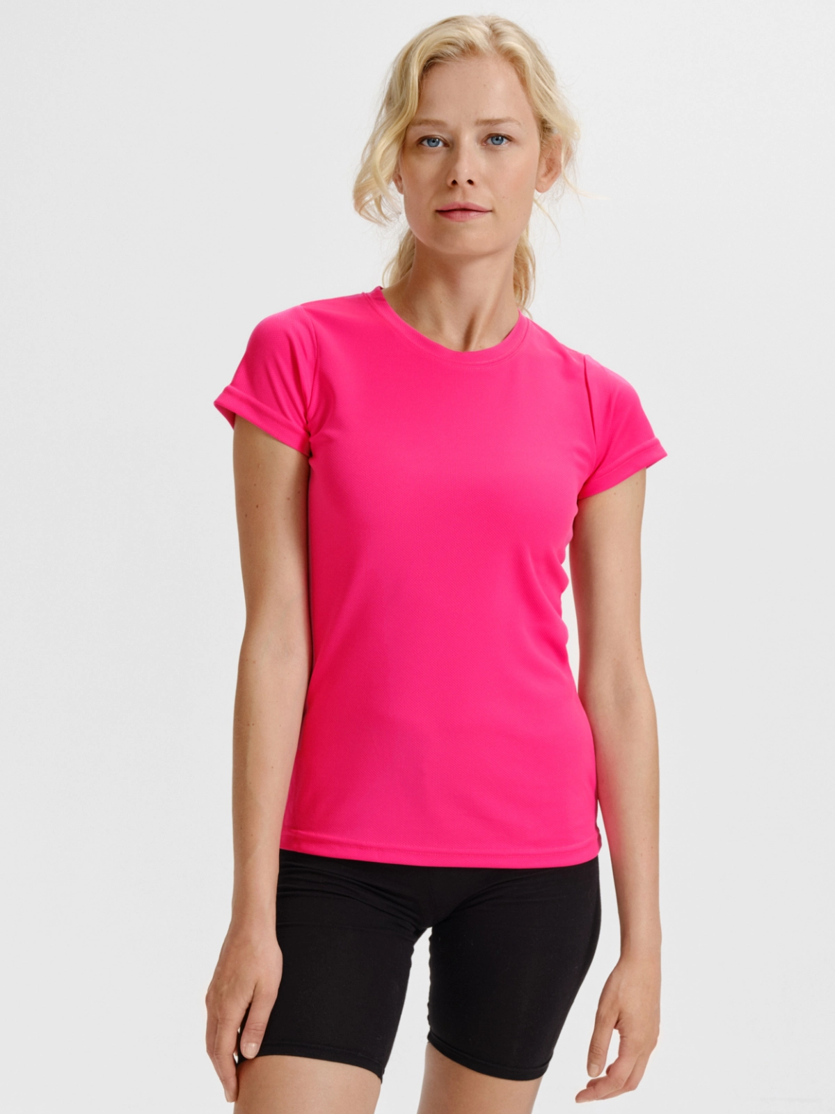 malfini-140-fantasy-t-shirt-damen-neonrosa-model-0 MALFINI T-Shirt Damen Fantasy 140