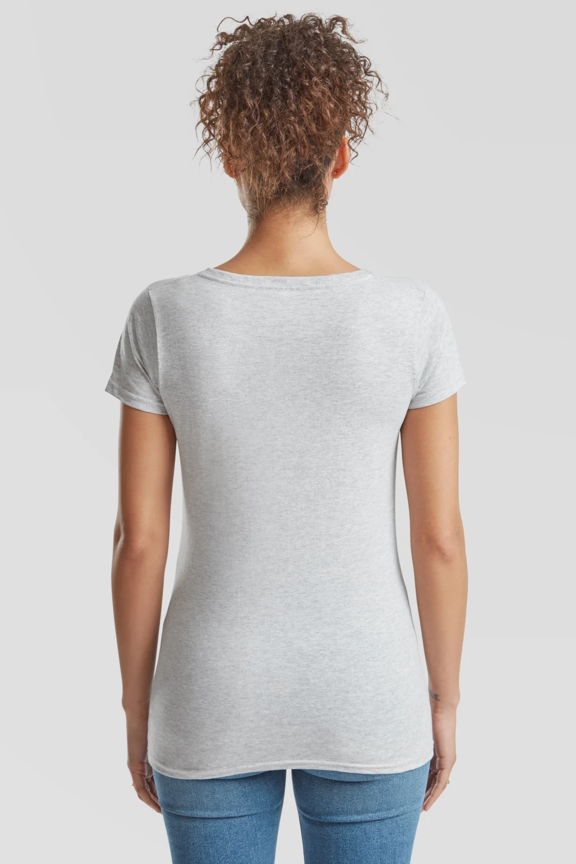F.O.L. Lady-Fit Valueweight V-Neck T