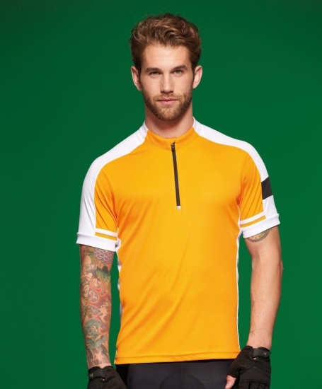 James & Nicholson Men's Bike-T Half Zip