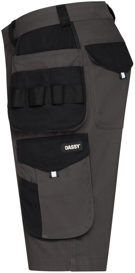 dassy-250126-kuma-flex-anthracite-grey-black-side-2 DASSY Stretch-Arbeitsshorts KUMA Flex