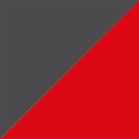 dark melange/red