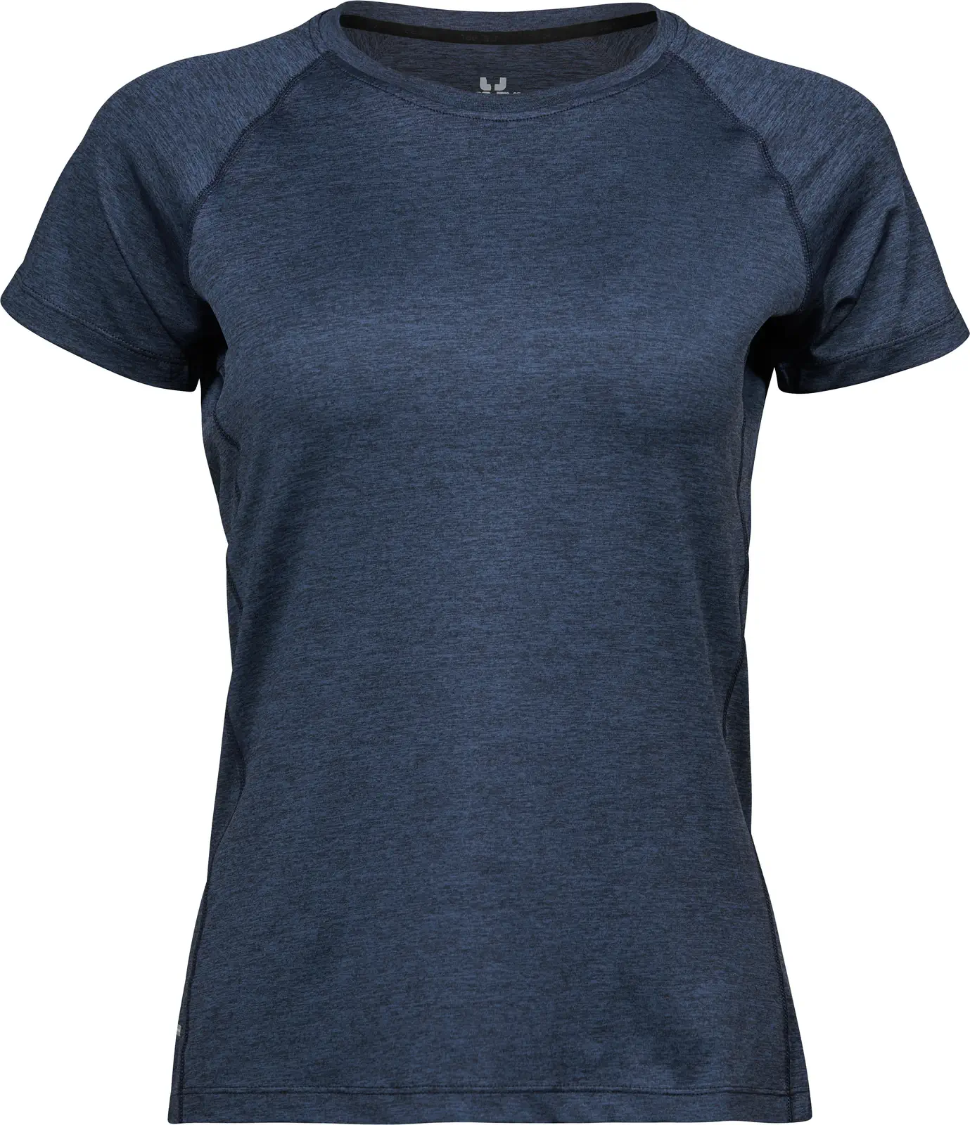 tee-jays-7021-womens-cooldry-t-shirt-navymelange-front-1 Tee Jays Women's CoolDry Tee