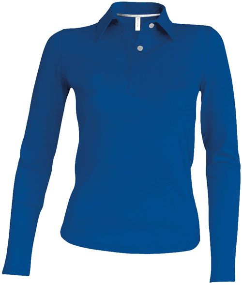 Kariban Damen Piqué Polo langarm Kariban Damen Piqué Polo langarm