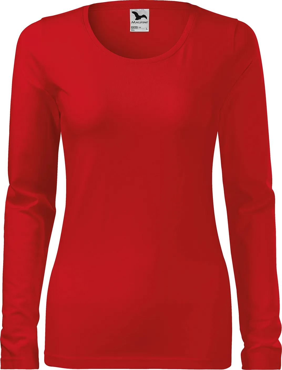 malfini-139-slim-t-shirt-damen-rot-front-2 MALFINI T-Shirt Damen Slim 139
