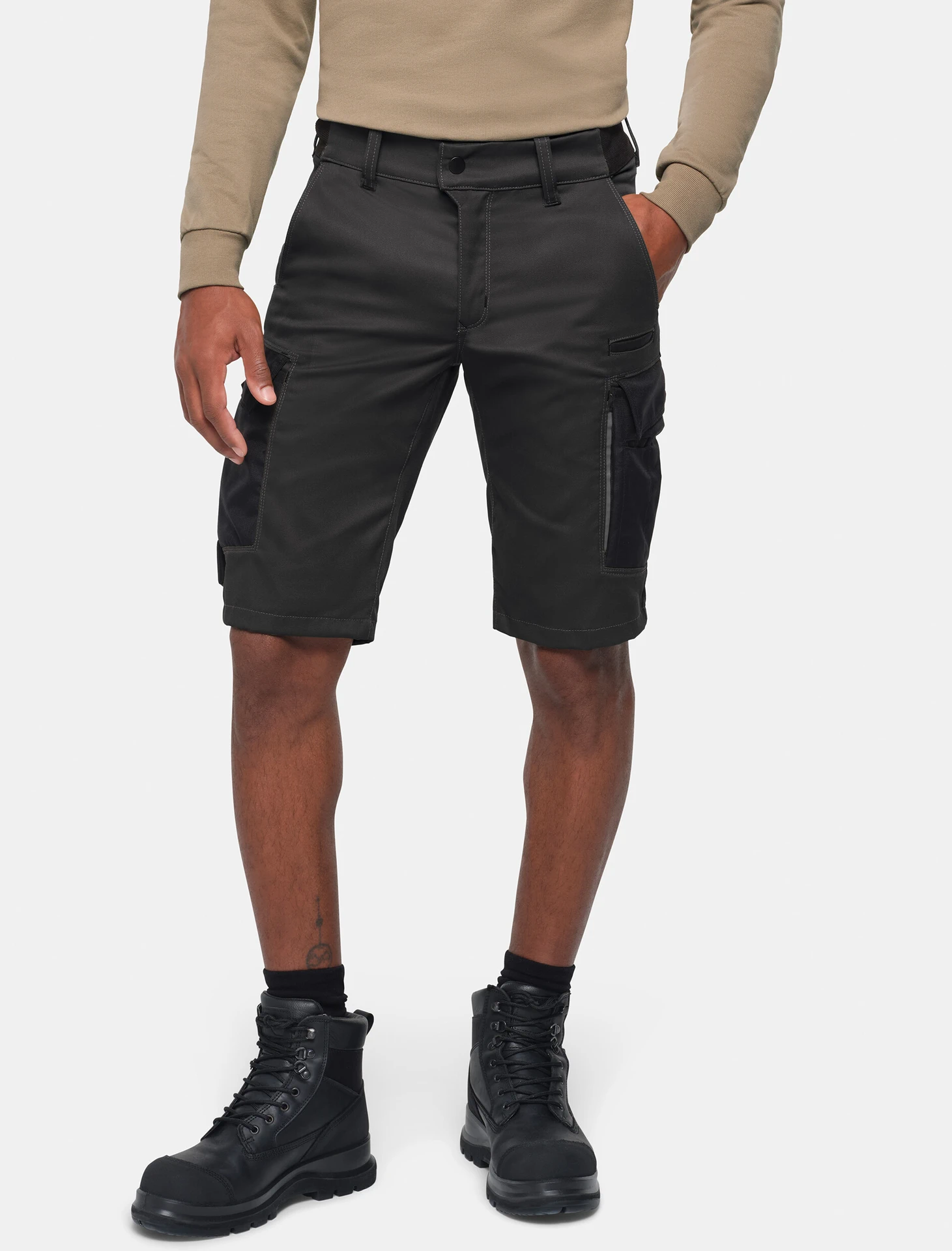 hakro-753-worker-performanceshorts-eco-karbongrau-model-0 HAKRO Worker-Performanceshort 753 ECO