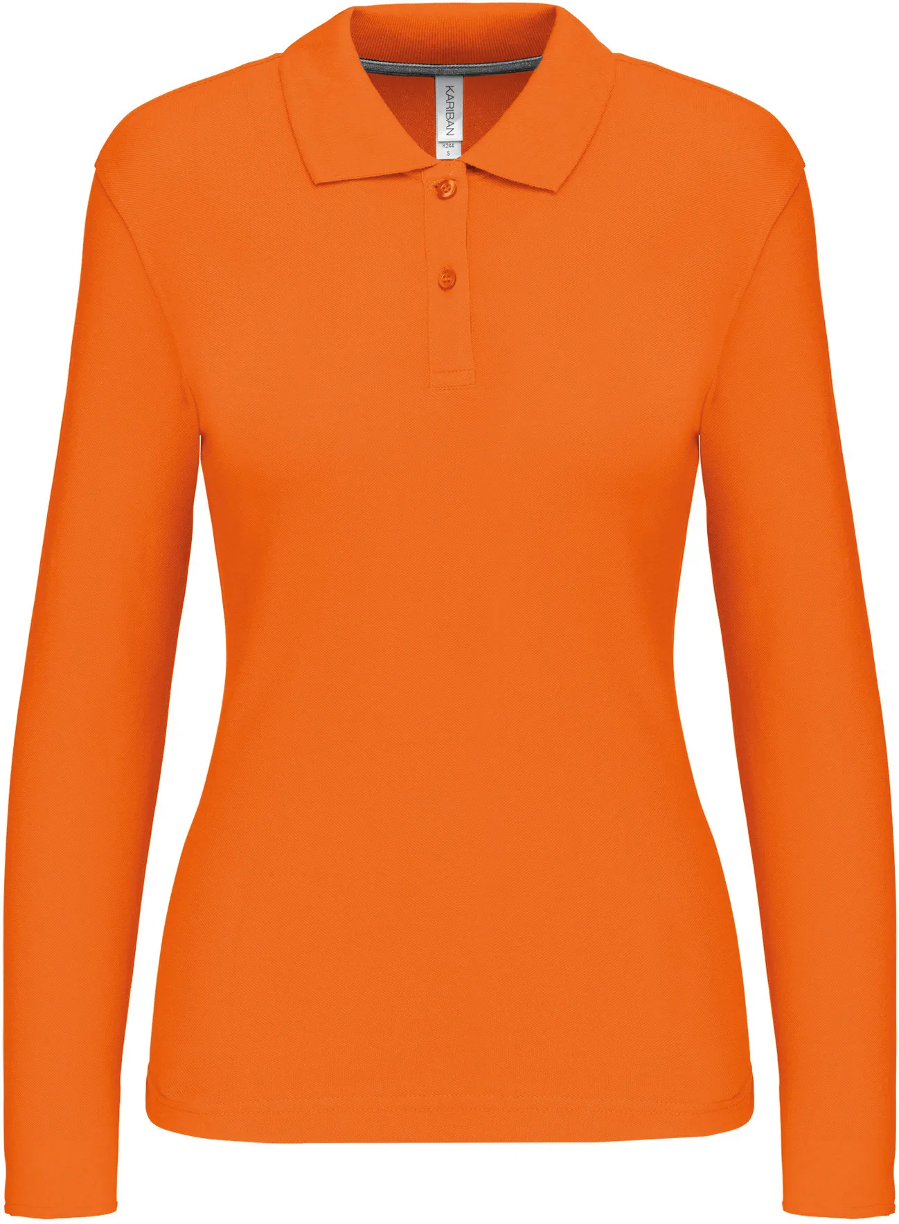 Kariban Damen Piqué Polo langarm