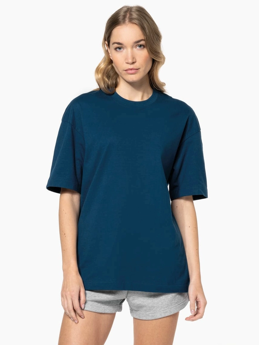 kariban-K3008-schweres-oversize-t-shirt-navy-model-0 Kariban Schweres Oversize T-Shirt