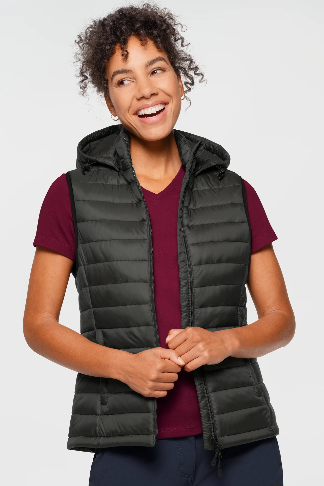 HAKRO Damen Kapuzen-Loftweste 297