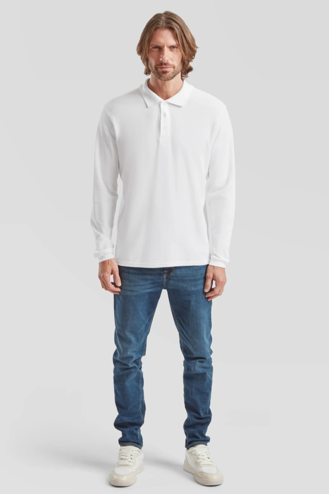 F.O.L. Premium Piqué Polo langarm