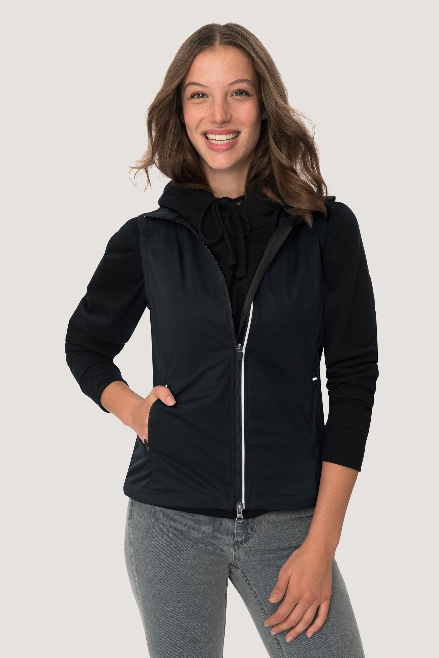 HAKRO Women-Light-Softshell-Weste 254 Sarina