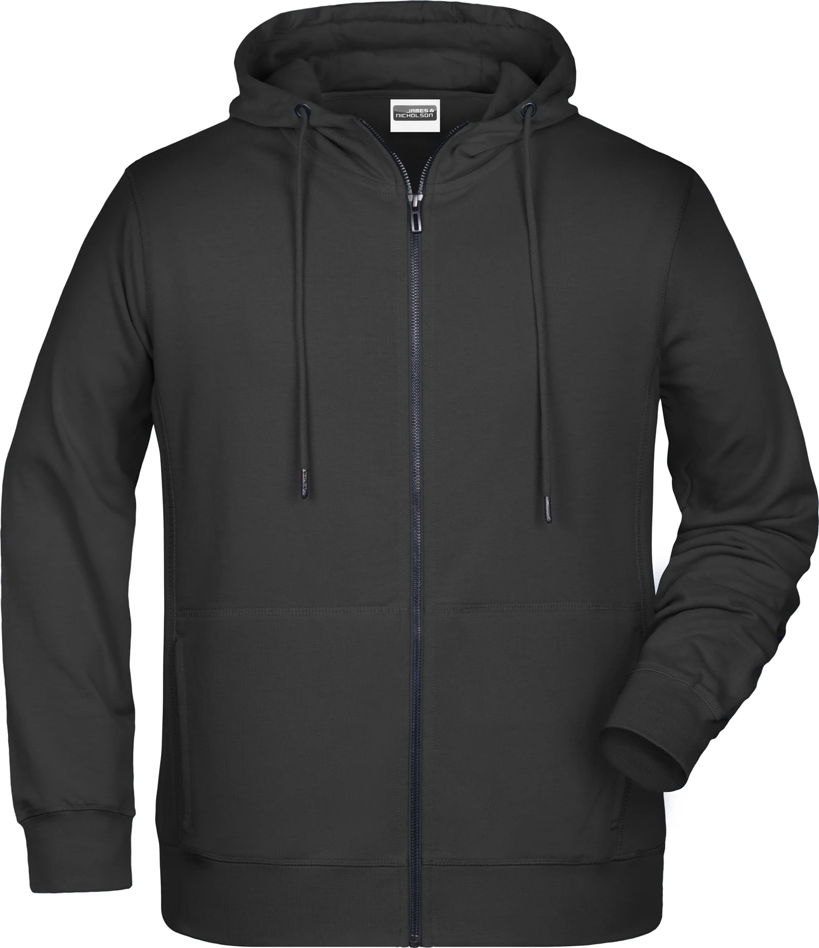 James & Nicholson Men`s Zip-Hoody