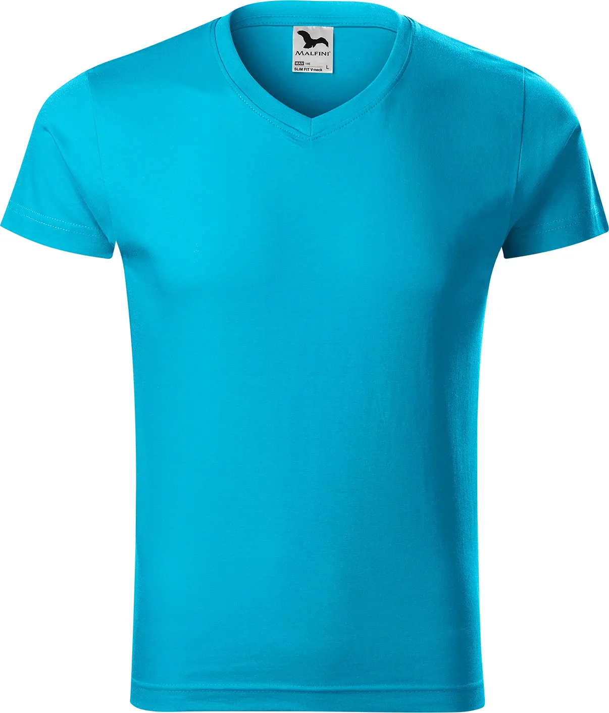 MALFINI T-Shirt Slim Fit V-Neck 146
