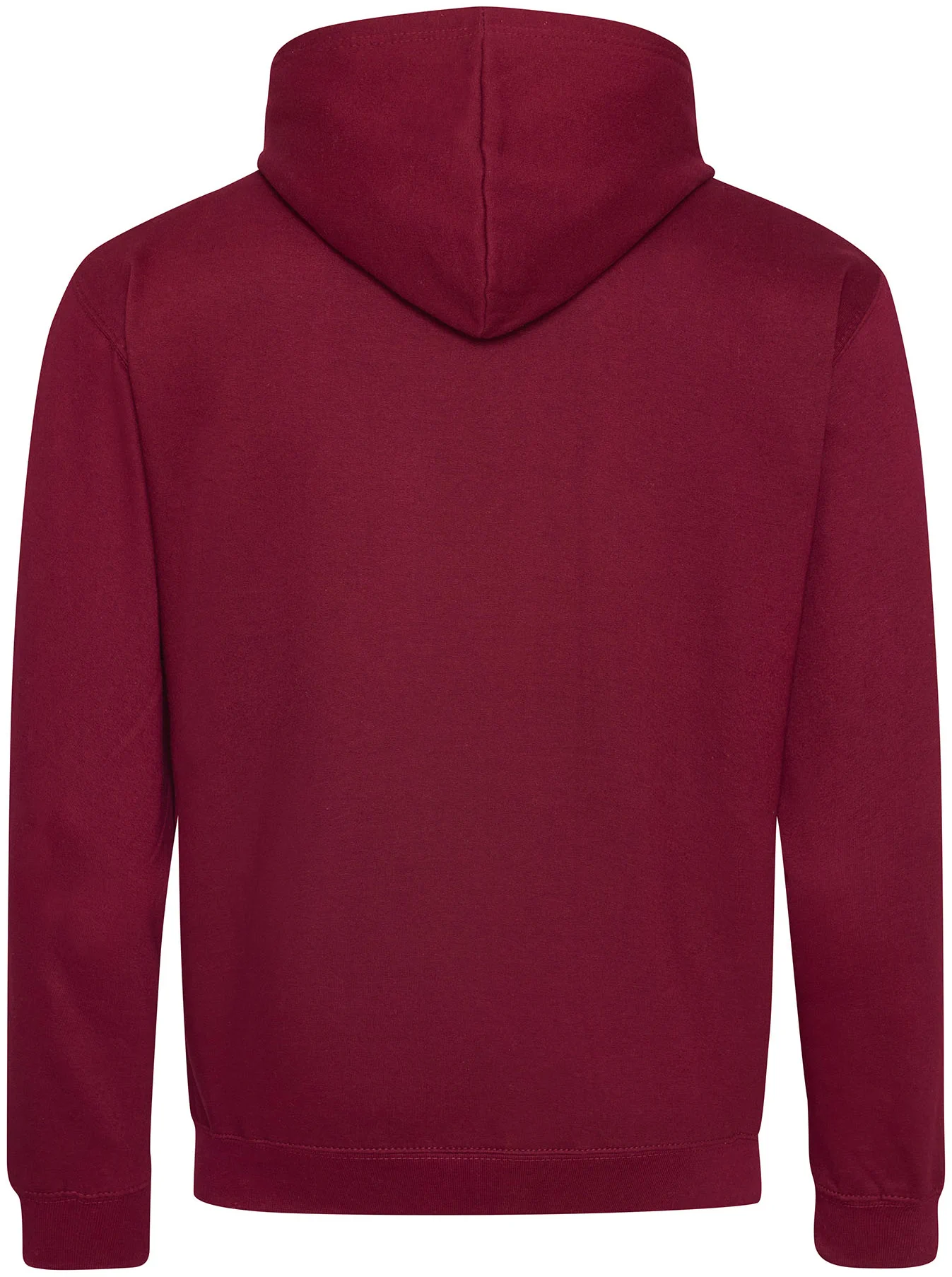 justhoods-jh003-varsity-hoodie-burgundy-heathercharcoal-back-3 Just Hoods Varsity Hoodie