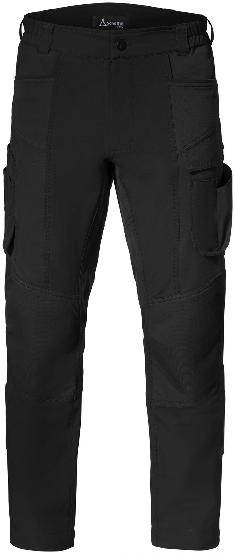 schoeffel-pro-7502-bulldozer-hose-schwarz-front-1 Schöffel PRO 7502 BULLDOZER Full-Stretch-Arbeitshose