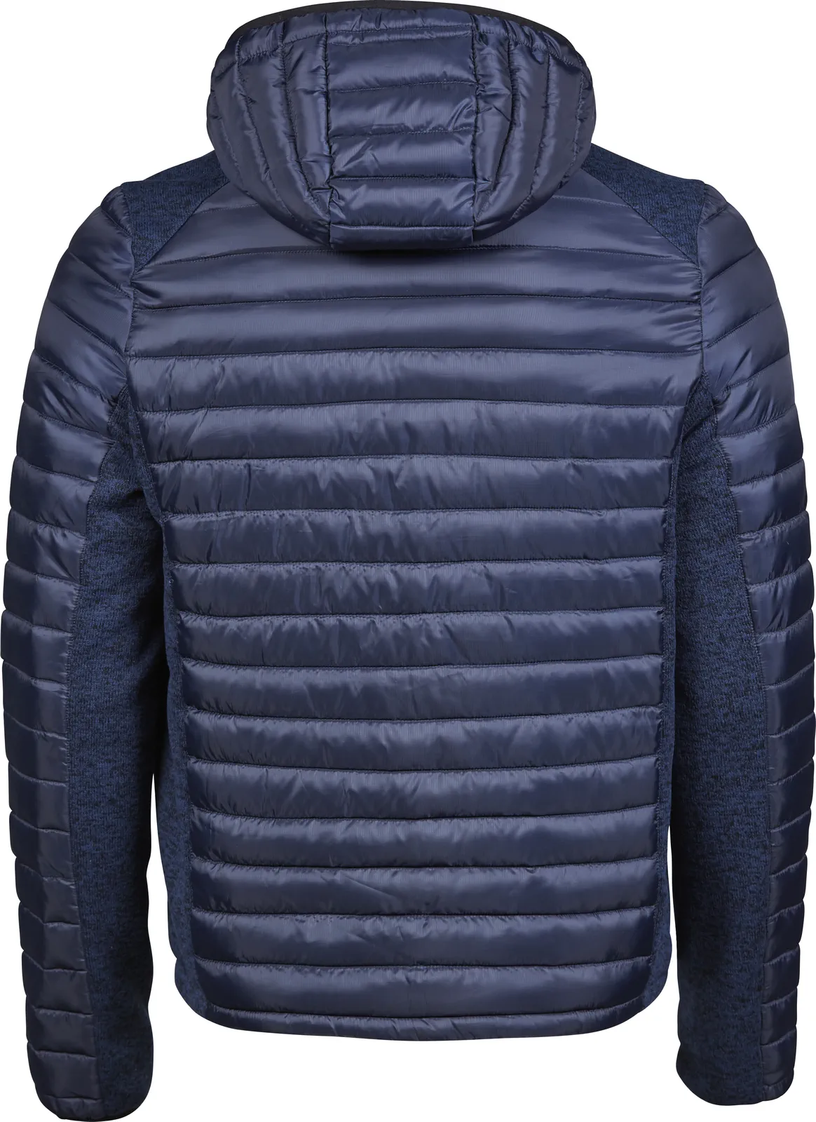tee-jays-9610-mens-hooded-outdoor-crossover-jacket-navy-navymelange-back-3 Tee Jays Men's Hooded Outdoor Crossover Jacket