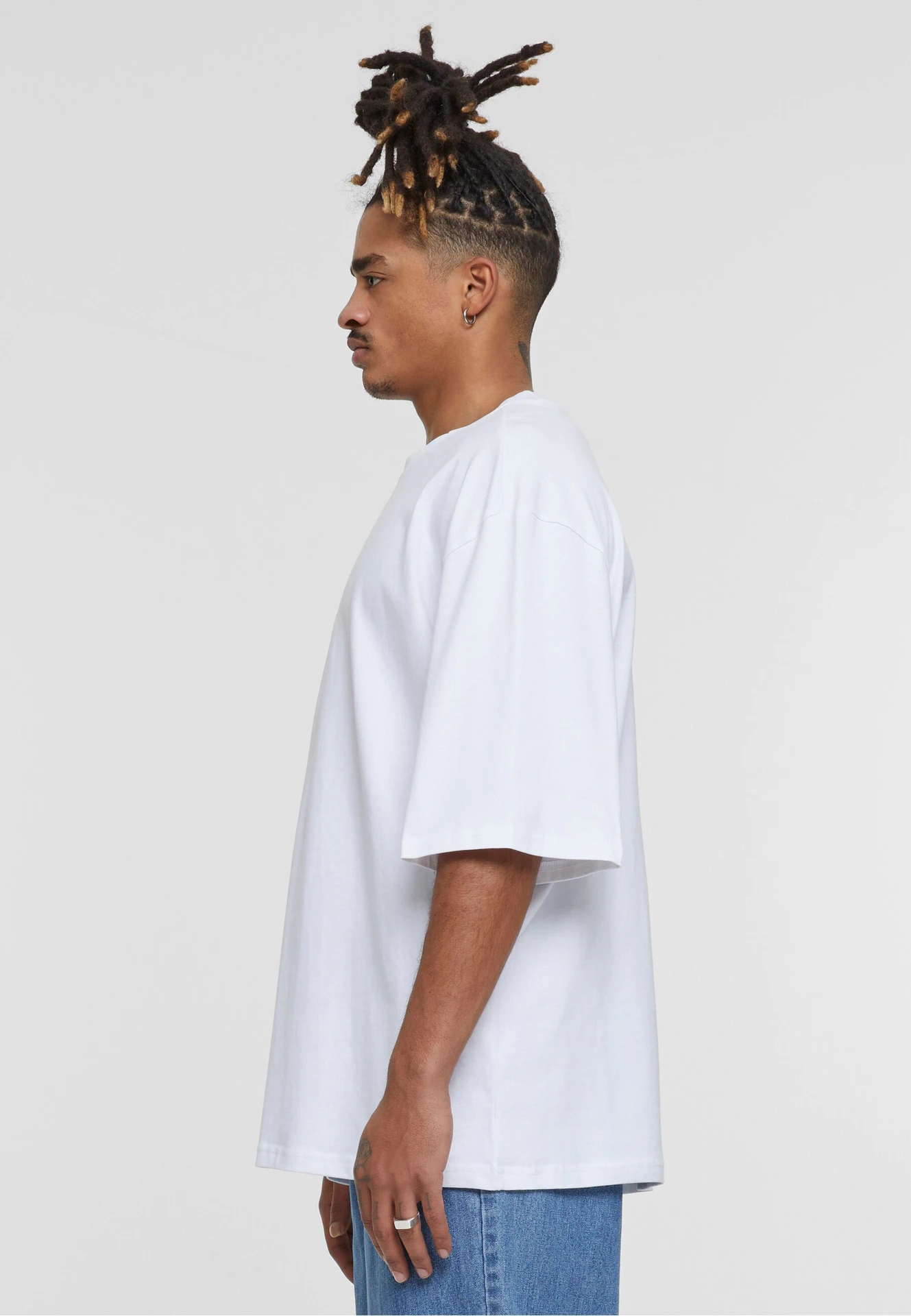 Build Your Brand Oversized Sleeve Tee