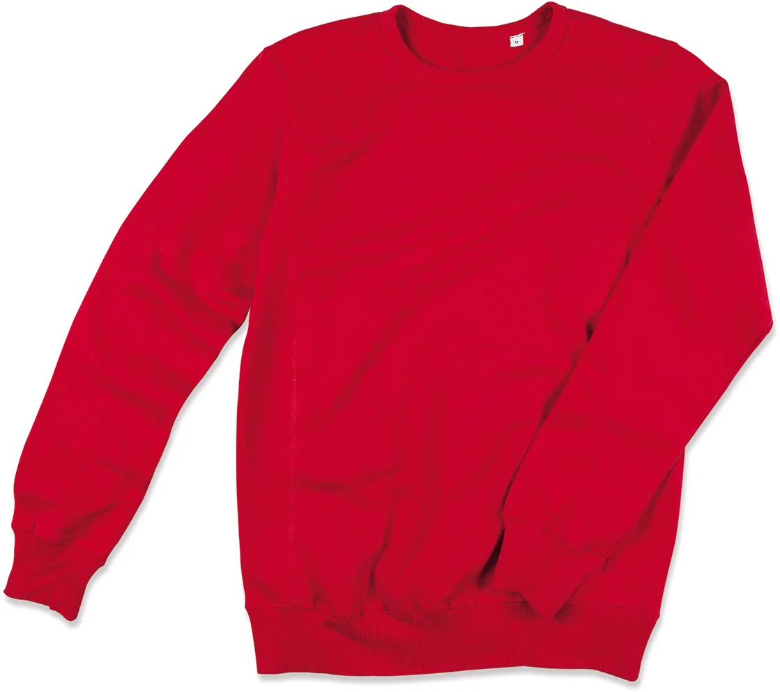 stedman-st5620-sweatshirt-crimsonred-front-5 Stedman Active Sweatshirt