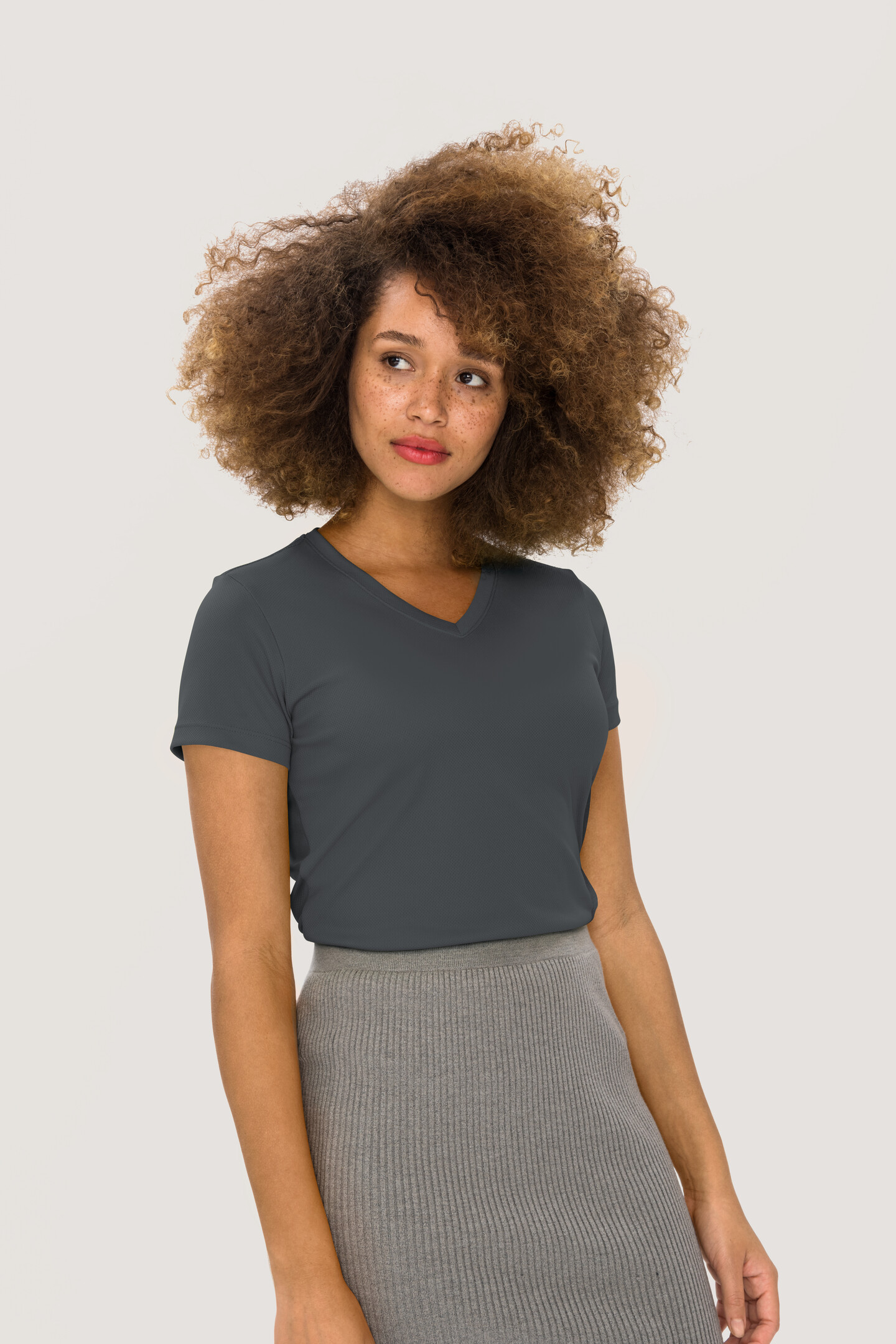 HAKRO Women-V-Shirt 187 Coolmax HAKRO Women-V-Shirt 187 Coolmax