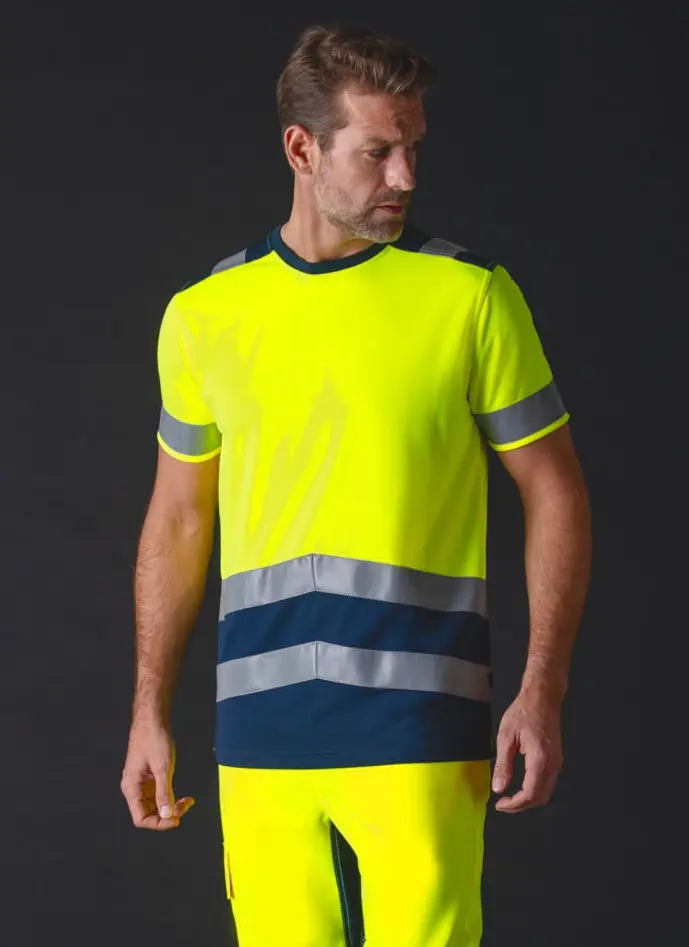 TRICORP T-Shirt High Vis Bicolor T01
