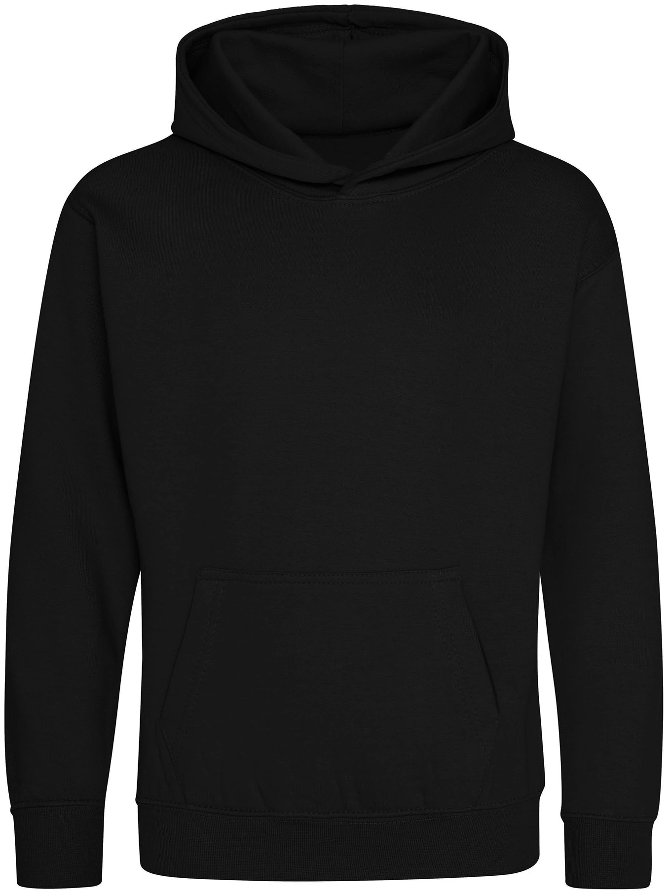 justhoods-jh001j-kids-hoodie-jetblack-front-1 Just Hoods Kids Hoodie
