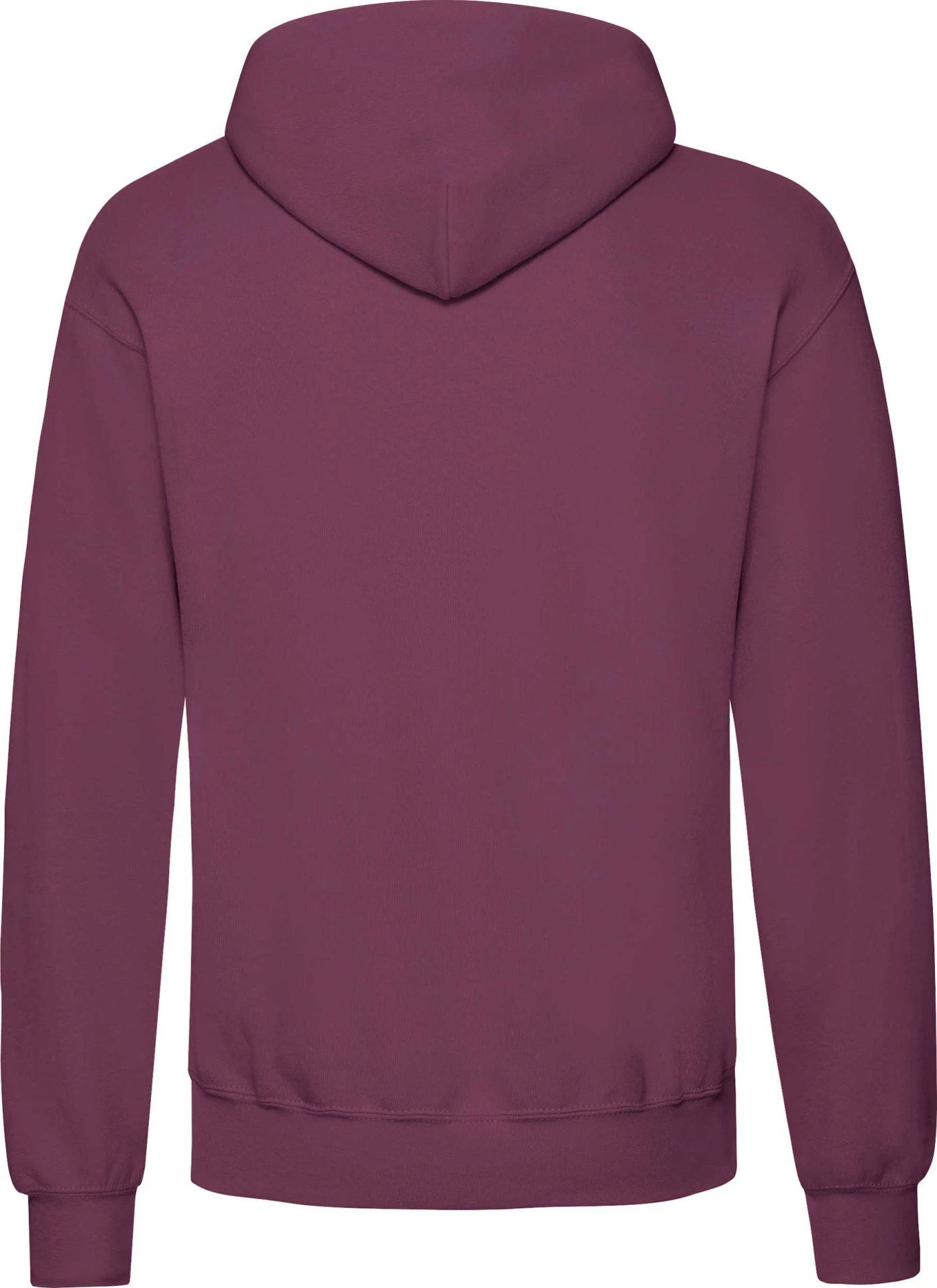 fruit-of-the-loom-62-208-0-classic-hooded-sweatshirt-burgundy-6 F.O.L. Classic Hooded Sweat