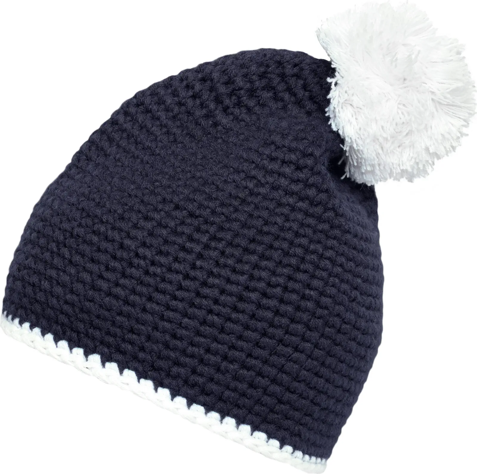 myrtle beach Pompon Hat with Contrast Stripe