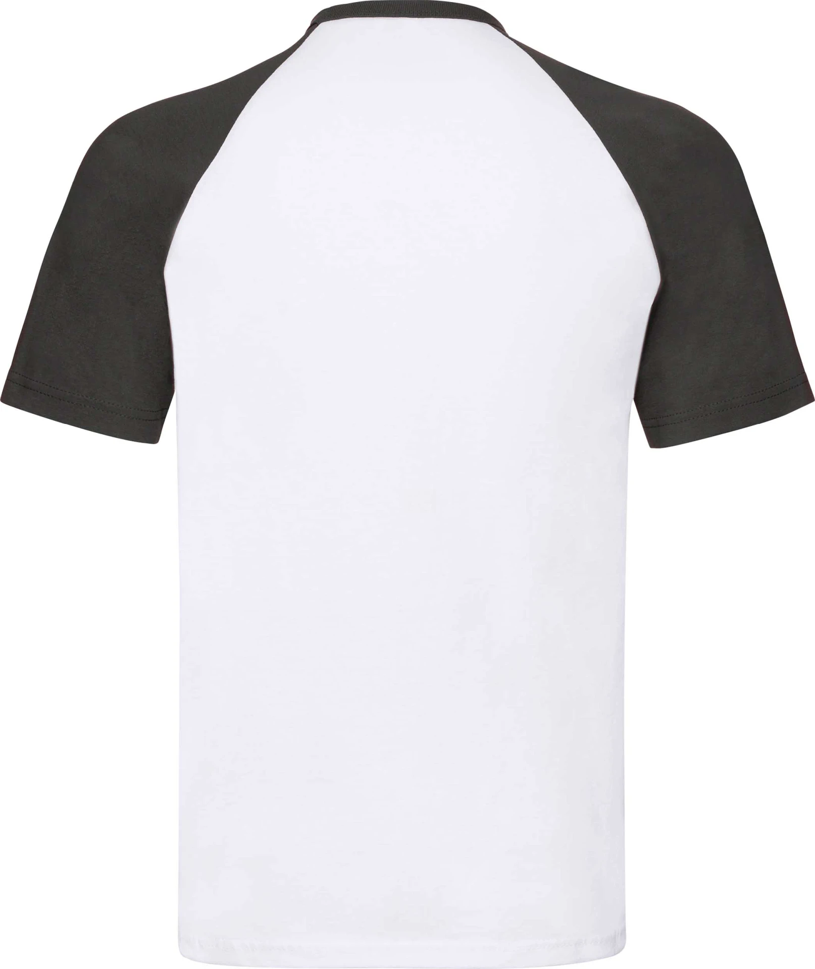 fruit-of-the-loom-61-026-0-short-sleeve-baseball-t-shirt-white-black-6 F.O.L. Shortsleeve Baseball T