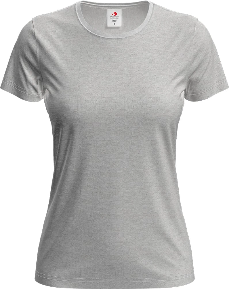 stedman-st2600-classic-t-shirt-women-ash-front-4 Stedman T-Shirt Classic Women