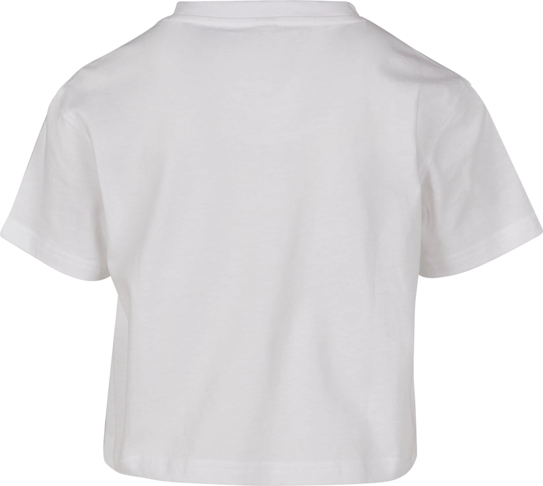 Build Your Brand Girls Cropped Jersey Tee