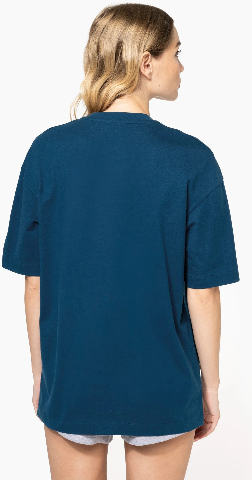 kariban-K3008-schweres-oversize-t-shirt-navy-model-1 Kariban Schweres Oversize T-Shirt