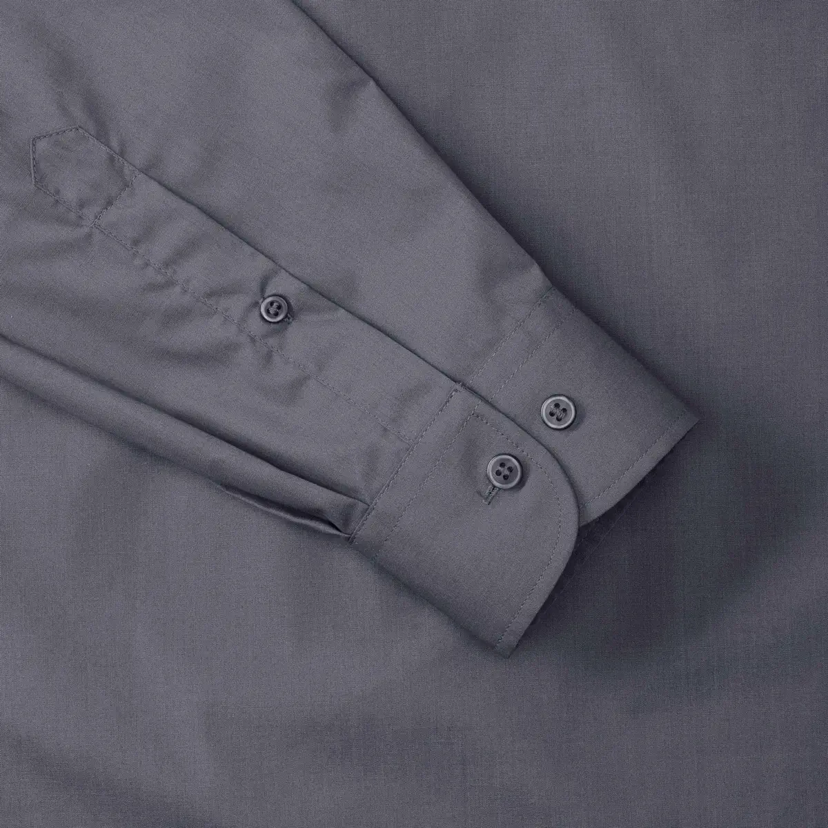 Russell Men's Long Sleeve Polycotton Easy Care Poplin Shirt
