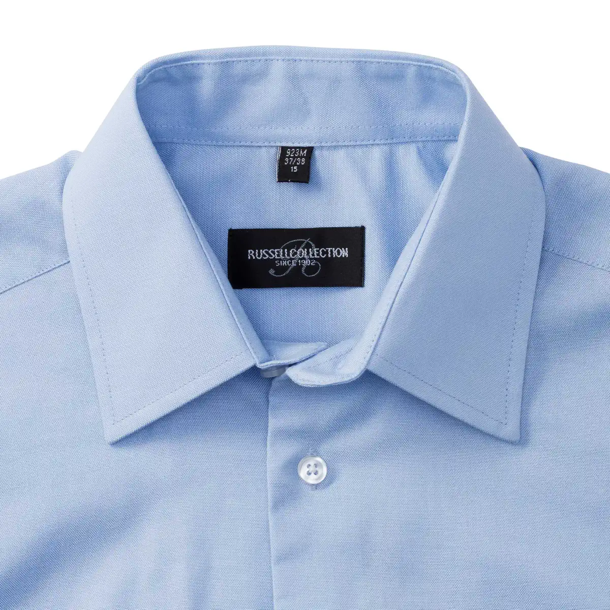 Russell Men's Short Sleeve Easy Care Tailored Oxford Shirt