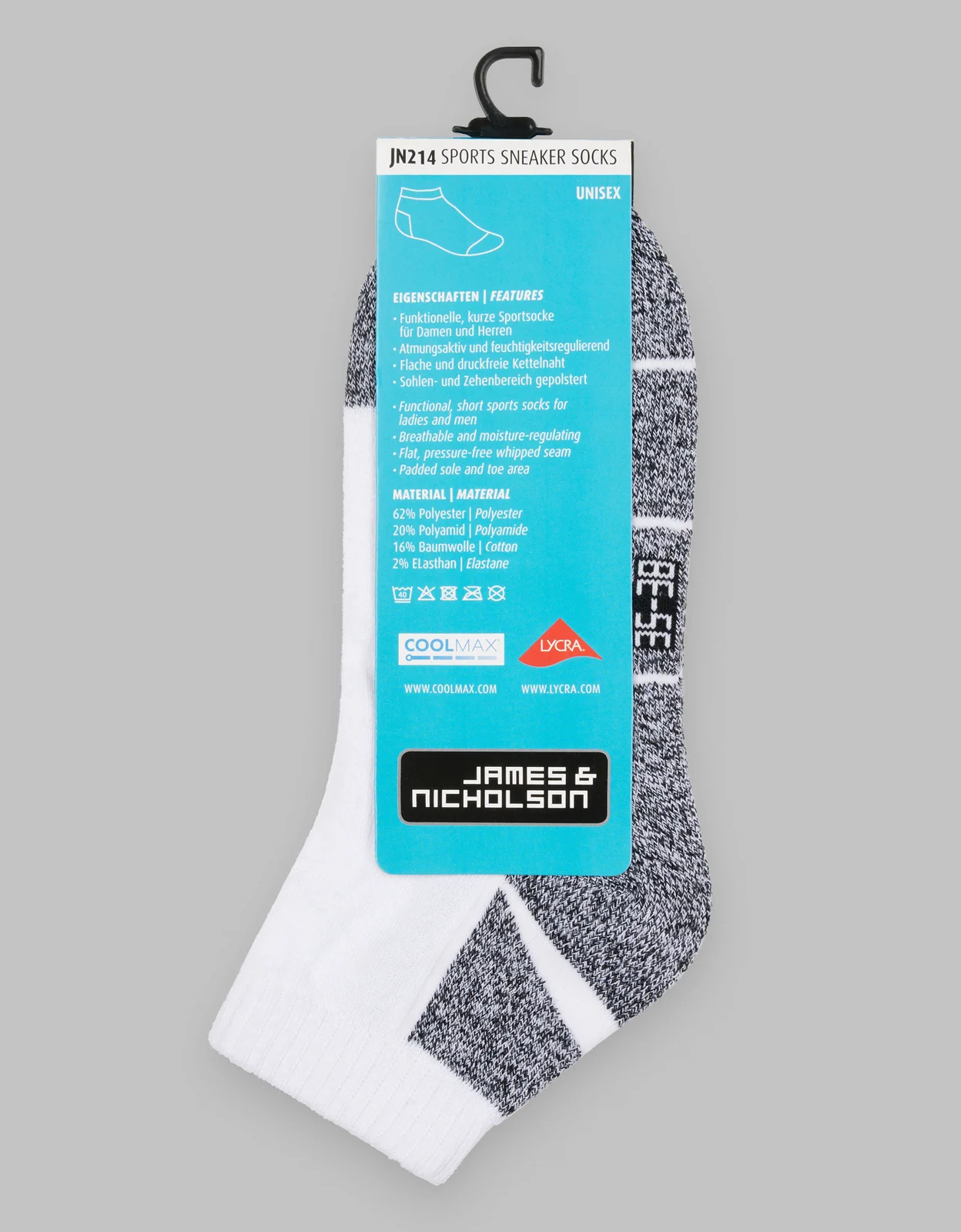 James & Nicholson Sport Sneaker Socks