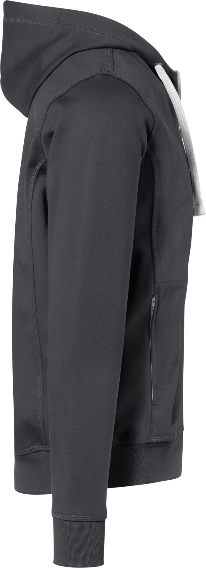 hakro-455-kapuzenjacke-bonded-eco-karbongrau-silber-4 HAKRO Kapuzenjacke 455 Bonded