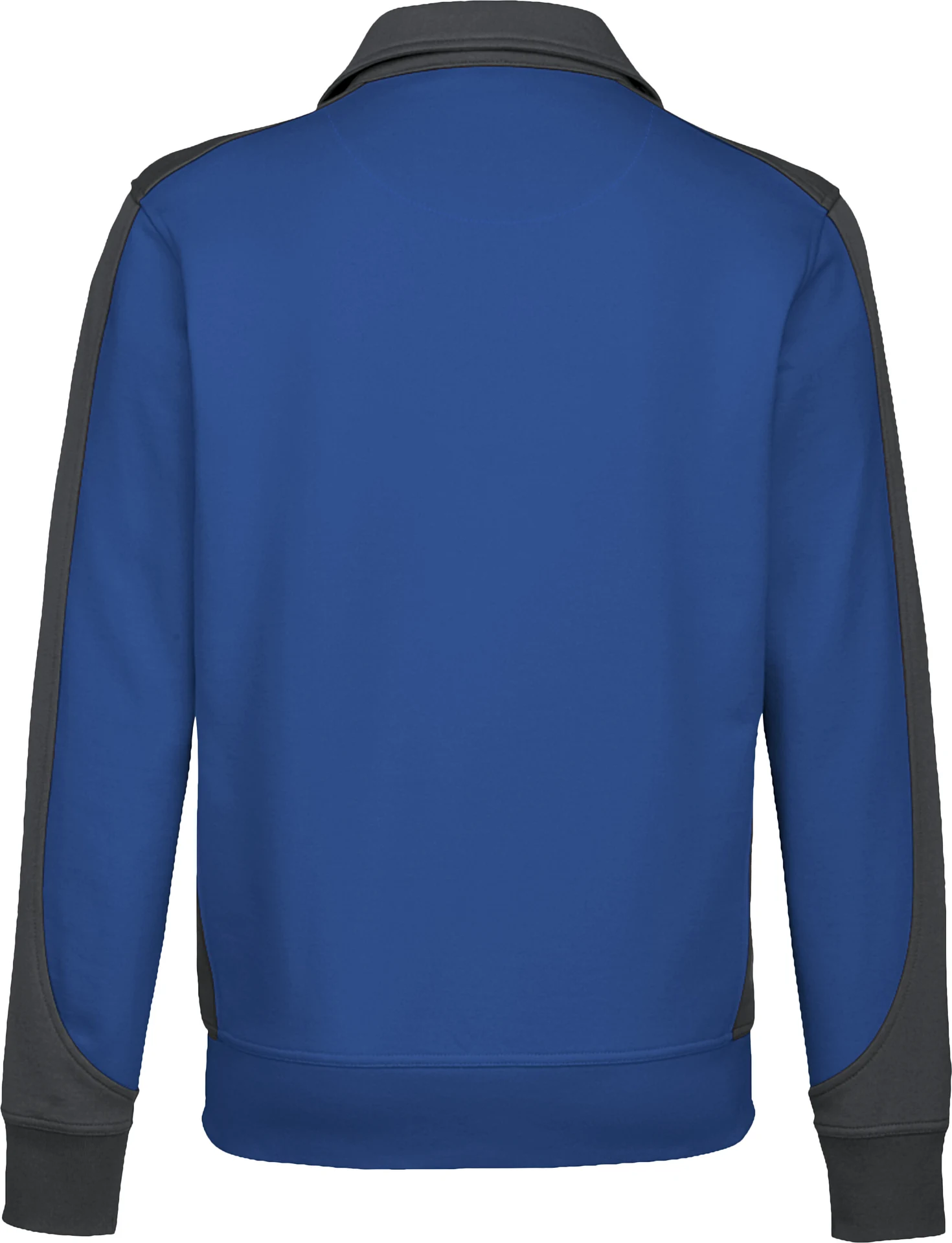 hakro-477-sweatjacke-contrast-mikralinar-royalblau-anthrazit-3 HAKRO Sweatjacke 477 Contrast Mikralinar®